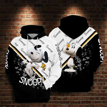Woodstock Snoopy Cartoon Peanuts 1 Over Print 3d Hoodie Zip Hoodie Moonbestprint