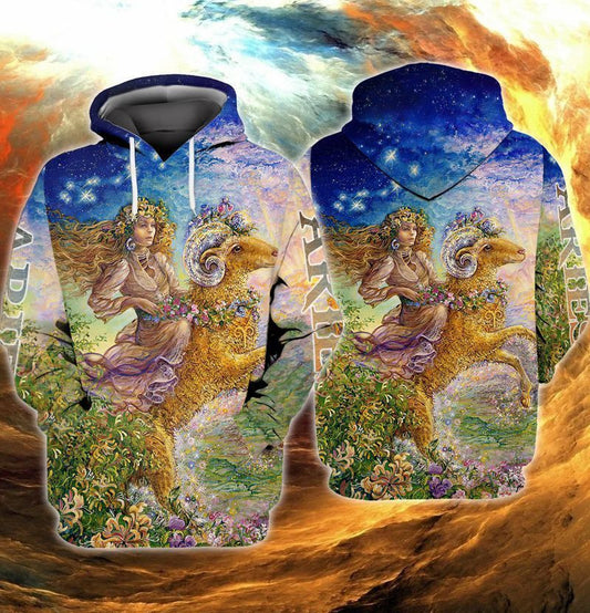 Aries Girls Gift For Men And Women 3d Hoodie Zip Hoodie Moonbestprint