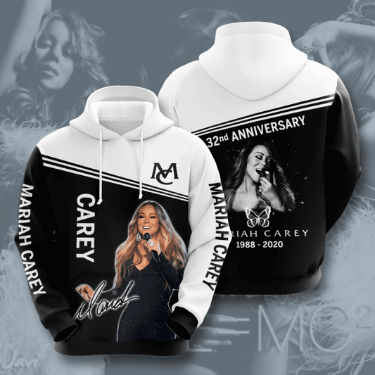 Mariah Carey 32th Anniversary 1988 2020 Signature Design Gift For Fan Custom 3d Hoodie All Over Printed Hoodie Moonbestprint