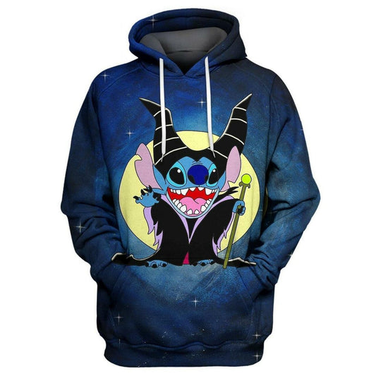 Disney Lilo And Stitch Villain 3d Hoodie Zip Hoodie 1196 Moonbestprint