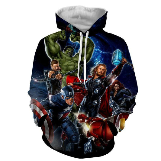Avengers Marvel 3d Printed Hoodie All Super Heros Moonbestprint