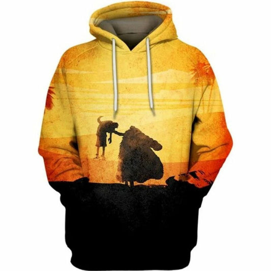 Crocodile Vs Luffy One Piece All Over Printed Custom 3d Hoodie Moonbestprint