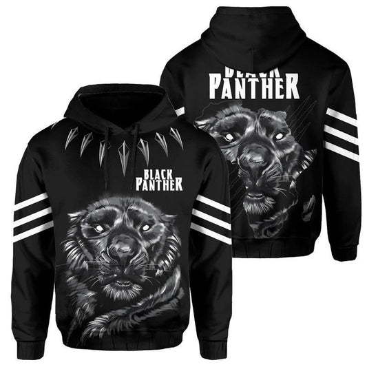 Africa Zone - Black Panther Party Civil War Over Print 3d Hoodie Zip Hoodie Moonbestprint