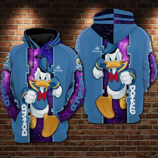 Donald Duck Movies Disney 2 Over Print 3d Hoodie Zip Hoodie Moonbestprint