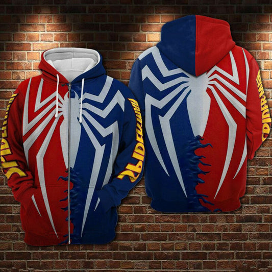 Spider Man Hoodie Zip Hoodie 3d Custom 2022 Moonbestprint