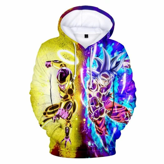 Goku Cartoon Dragon Ball Anime Manga 8 Over Print 3d Hoodie Zip Hoodie Moonbestprint