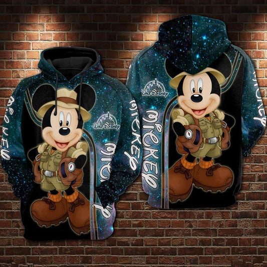 Mickey Mouse Movies Disney Over Print 3d Hoodie Zip Hoodie 351 Moonbestprint