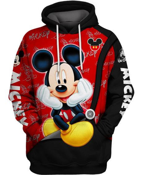 Cute Mickey Mouse Hoodie Moonbestprint