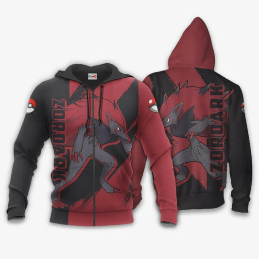 Zoroark Anime Pokemon Manga 1k959 Fan Gift Stylist Unisex Cartoon Graphic Outfits Aop 3d Hoodie Zip Hoodie 1947 Moonbestprint