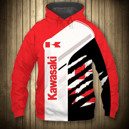 Kawasaki Motorrock 5k489 Fan Gift Stylist Unisex Cartoon 3d Hoodie Zip Hoodie 1431 Moonbestprint