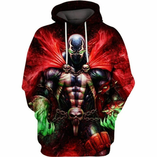 Hell Spawn Over Print 3d Hoodie Zip Hoodie Moonbestprint