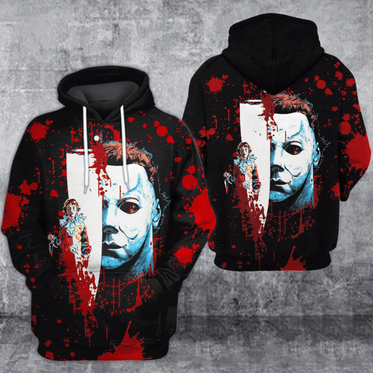 Young Michael Myers Creepy Hoodie Moonbestprint