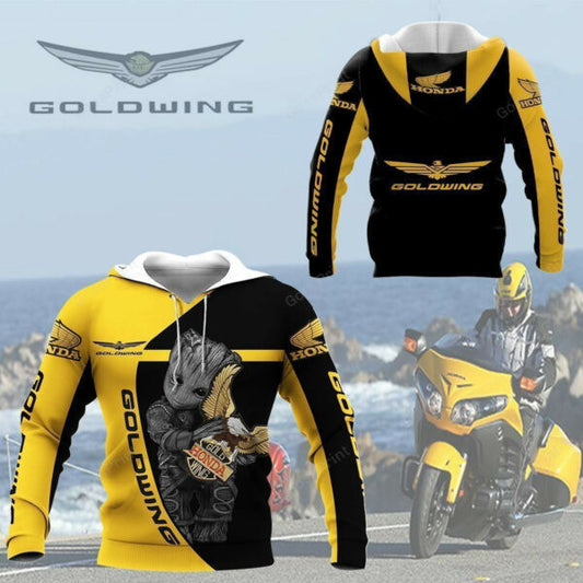 Baby Groot Honda Goldwing Aop Hoodie 975 Moonbestprint