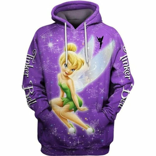Tinker Bell Purple Magic 3d Hoodie 2 Moonbestprint