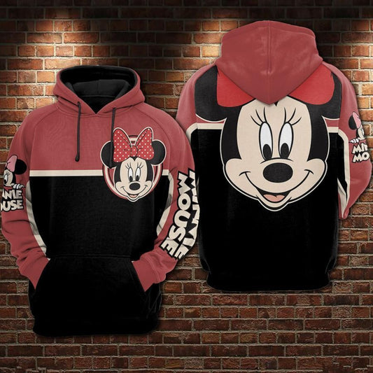 Minnie Mouse Movies Disney Over Print 3d Hoodie Zip Hoodie 430 Moonbestprint