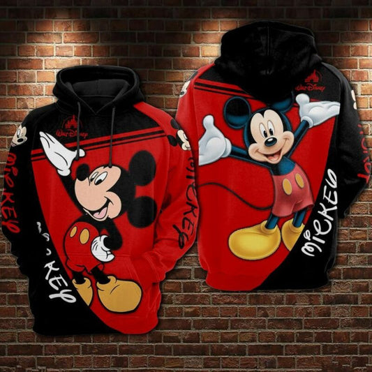 Mickey Mouse Movies Disney 4 Over Print 3d Hoodie Zip Hoodie Moonbestprint