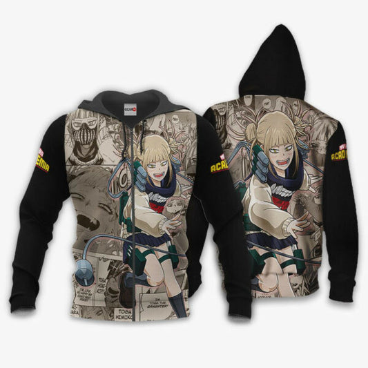 Himiko Toga Anime My Hero Academia Manga 1k989 Fan Gift Stylist Unisex Cartoon Graphic Outfits Aop 3d Hoodie Zip Hoodie 1423 Moonbestprint