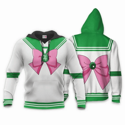 Sailor Jupiter Sailor Moon Anime Manga For Men And Women 3d Hoodie Zip Hoodie Moonbestprint