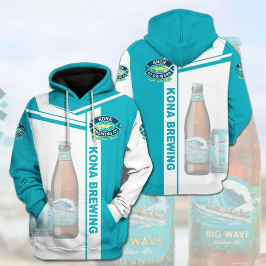 Kona Brewing Big Wave Beer 3d All Over Print Hoodie 364 1650 Moonbestprint