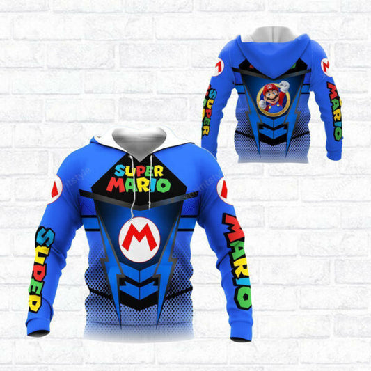 Super Mario Shirt Fan Gift 756, Stylist Unisex 3d Hoodie Zip Hoodie 1859 Moonbestprint