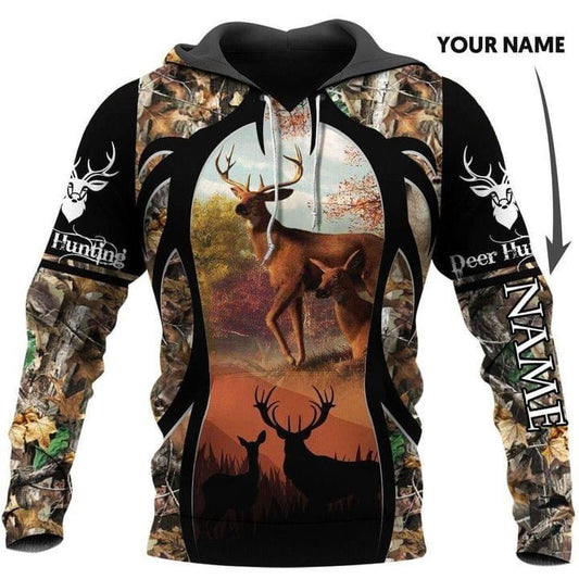 Personalized Deer Hunting 3d Hoodie Moonbestprint