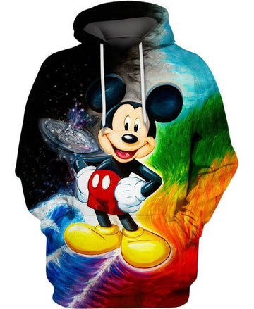 Mickey Art Over Print 3d Hoodie Zip Hoodie 446 Moonbestprint