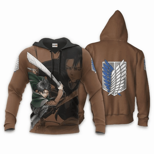 Aot Levi Ackerman Attack On Titan Anime Manga For Men And Women 3d Hoodie Zip Hoodie Moonbestprint