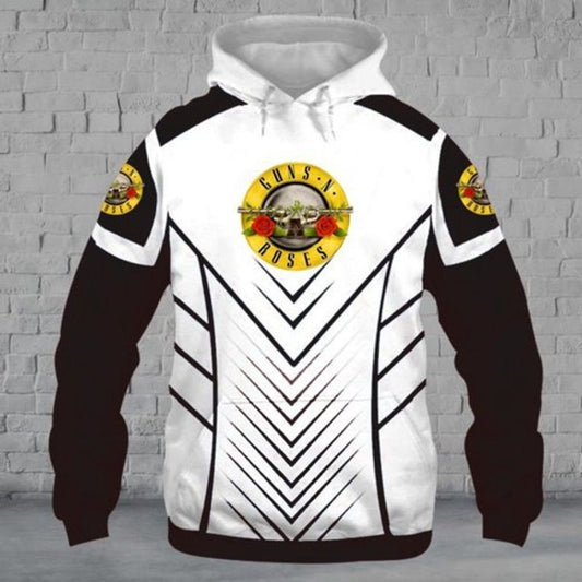 Guns N Roses Hard Rock Men And Women 3d Hoodie Moonbestprint
