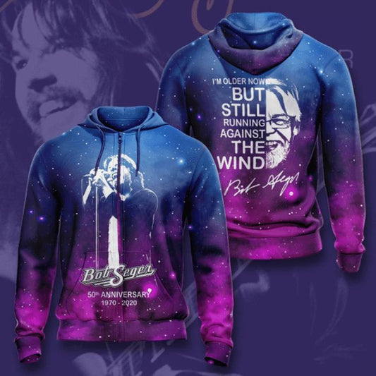 Bob Seger Galaxy Signature Design Gift For Fan Custom 3d Hoodie All Over Printed Hoodie Moonbestprint