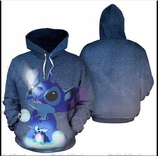 Stitch Cartoon Lilo And Stitch For Men And Women 3d Hoodie Zip Hoodie 1221 Moonbestprint