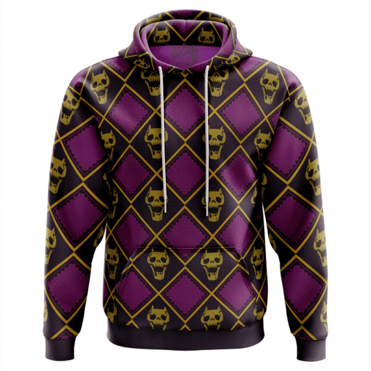 Yoshikage Kira Killer Queen Jojo?s Bizarre Adventure Fan Gift, Yoshikage Kira Killer Queen Jojo?s Bizarre Adventure Aop Hoodie 2364 Moonbestprint