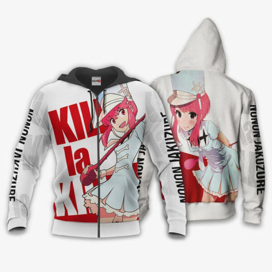Kill La Kill Nonon Jakuzure Anime 3k151 Fan Gift Stylist Unisex Cartoon 3d Hoodie Zip Hoodie 213 Moonbestprint
