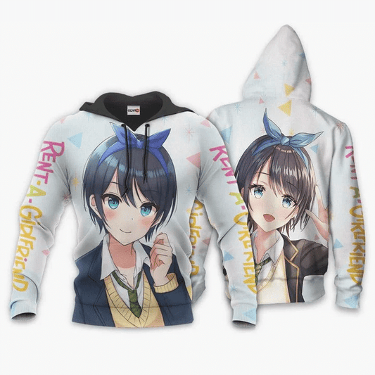 Ruka Sarashina Anime Manga Kanokari Rent A Girlfriend For Men And Women 3d Hoodie Zip Hoodie Moonbestprint