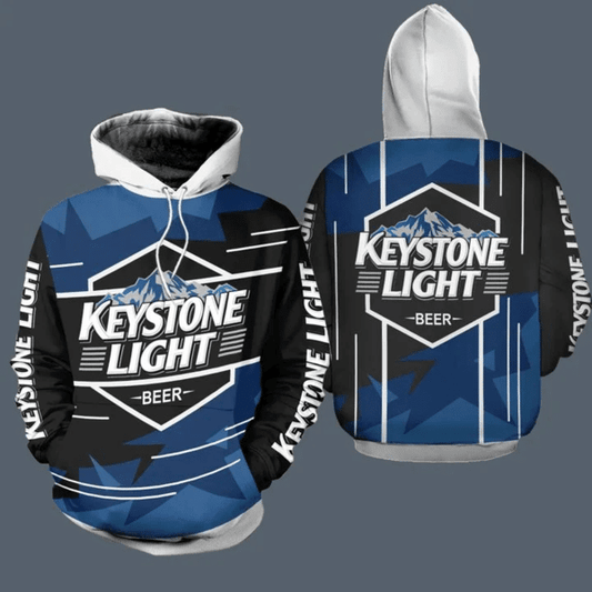 Vintage Keystone Light Hoodie, Gift For Fan 3d All Over Print Shirt Hoodie 2370 Moonbestprint