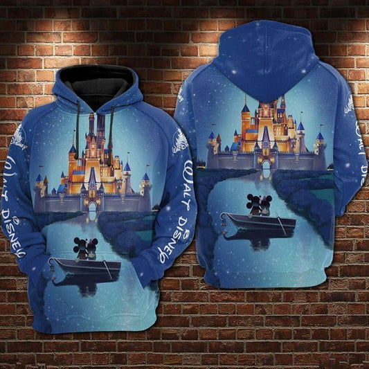 Disney Castle Over Print 3d Hoodie Moonbestprint