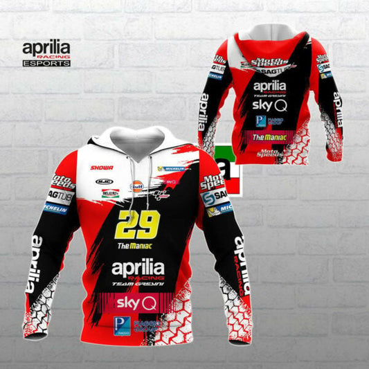 Aprilia Racing Shirt Fan Gift 619, Stylist Unisex 3d Hoodie Zip Hoodie 1607 Moonbestprint