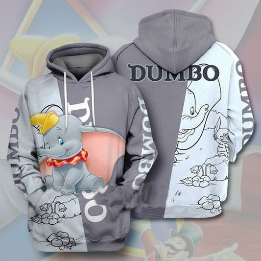 Great Dumbo Big Ears Elephant 3d Hoodie Moonbestprint