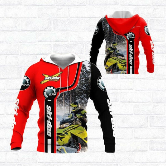 Ski-doo Racing Team 7k802 Fan Gift 3d Zip Hoodie Hoodie Ii0 2778 Moonbestprint