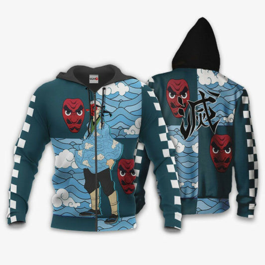 Demon Slayer Sakonji Urokodaki Anime 2k847 Fan Gift Stylist Unisex Cartoon 3d Hoodie Zip Hoodie 1567 Moonbestprint