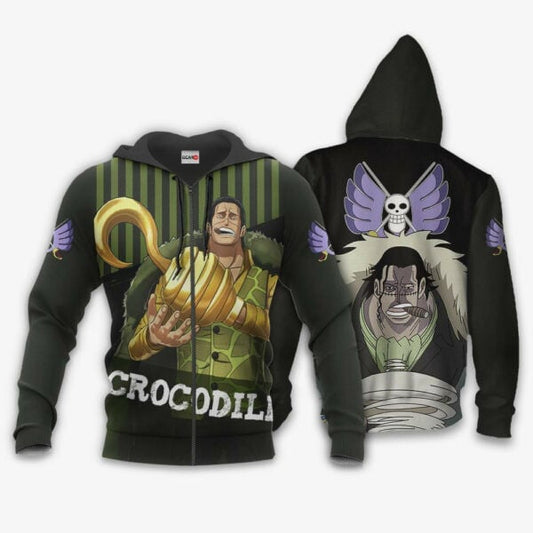 One Piece Crocodile One Piece Anime 3k311 Fan Gift Stylist Unisex Cartoon 3d Hoodie Zip Hoodie 2754 Moonbestprint
