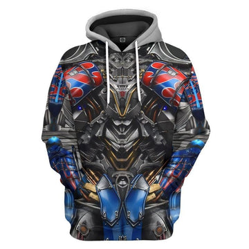 Transformer Optimus Prime Over Print 3d Hoodie Zip Hoodie Moonbestprint