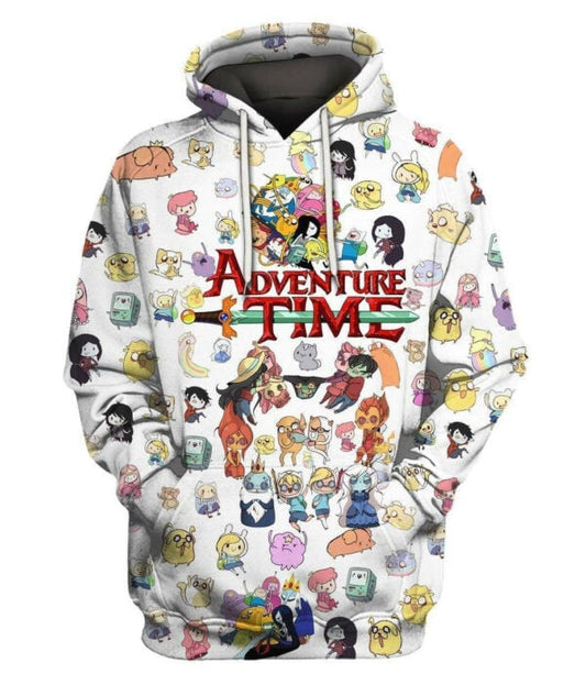 Adventure Time Shirt Fan Gift 78, Stylist Unisex 3d Hoodie Zip Hoodie 1462 Moonbestprint