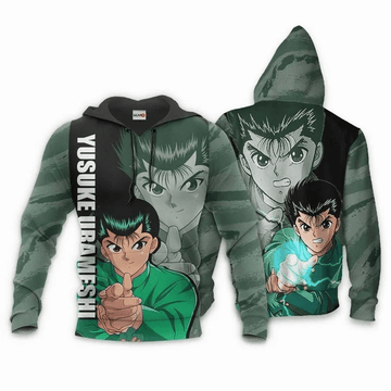 Urameshi Yusuke Anime Manga Yu Yu Hakusho For Men And Women 3d Hoodie Zip Hoodie Moonbestprint