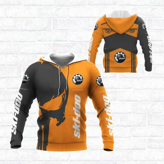 Skull Ski-doo Racing Team 7k808 Fan Gift 3d Zip Hoodie Hoodie Ii0 2095 Moonbestprint