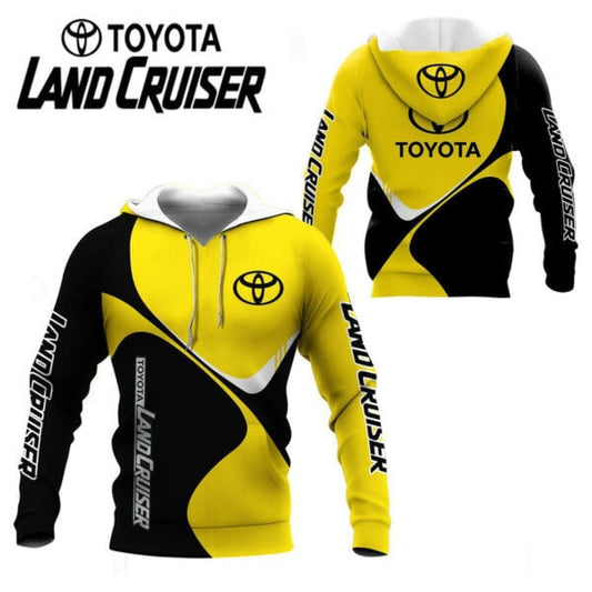 Toyota Land Cruiser Shirt Fan Gift 427, Stylist Unisex 3d Hoodie Zip Hoodie 2016 Moonbestprint