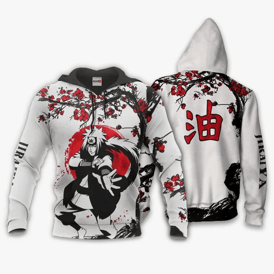 Jiraiya Anime Manga Naruto For All For Men And Women 3d Hoodie Zip Hoodie Moonbestprint