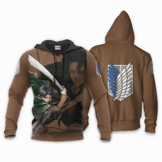 Aot Levi Ackerman Attack On Titan 3k253 Fan Gift Stylist Unisex Cartoon 3d Hoodie Zip Hoodie 1498 Moonbestprint