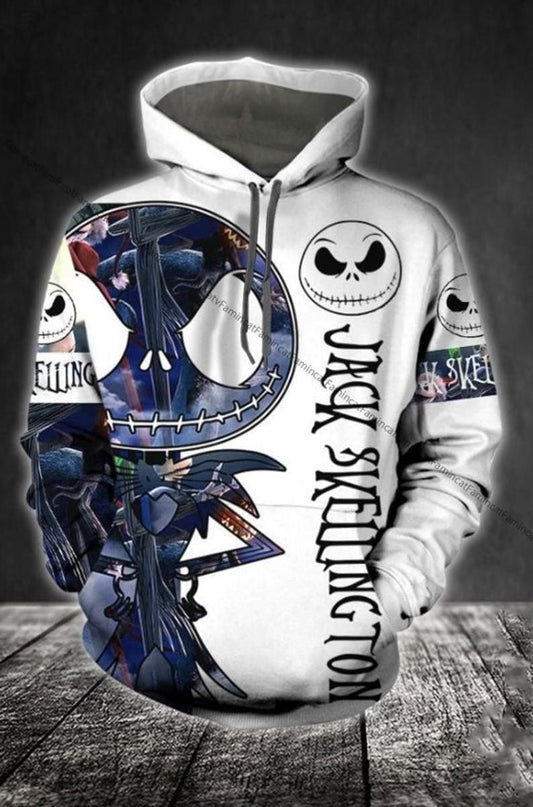 Jack Skellington 3d Hoodie Zip Hoodie 221 Moonbestprint