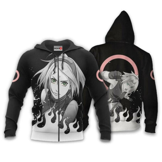 Sakura Haruno Naruto Anime 1k396 Fan Gift Stylist Unisex Cartoon Graphic Outfits Aop 3d Hoodie, Zip Hoodie 1923 Moonbestprint