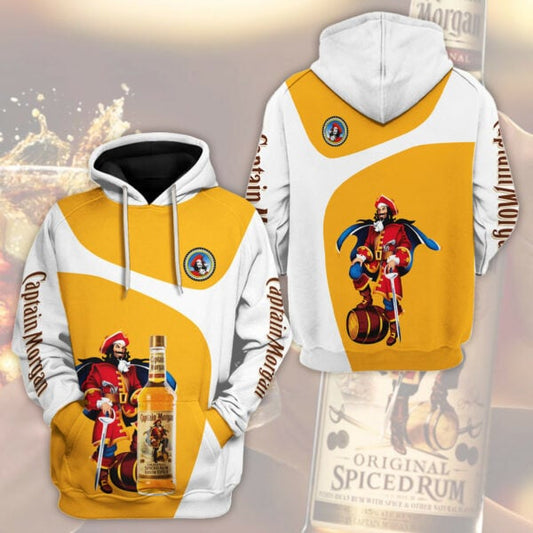 Captain Morgan 3d Hoodie 2 251 Moonbestprint